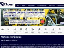 Tablet Screenshot of plexusintl.com.mx